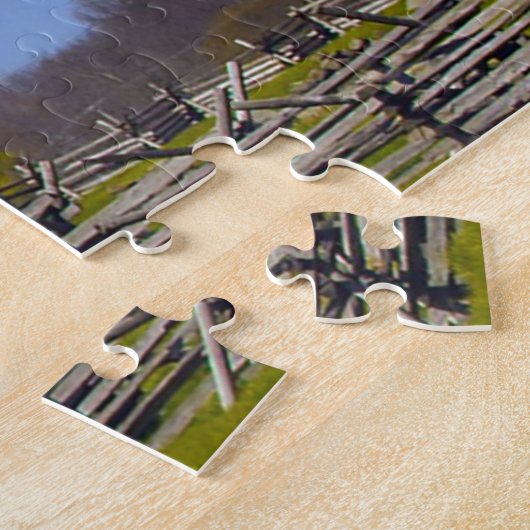 Amerikaans burgeroorlogsmonument legpuzzel (Zijkant)