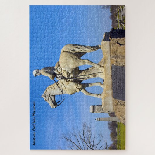 Amerikaans burgeroorlogsmonument legpuzzel (Verticaal)