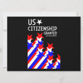 Amerikaans Burgerschap Toegekend Kaart (Voorkant)
