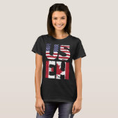 Amerikaans-Canadees meme citaat T-shirt (Voorkant volledig)