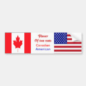 Amerikaans-canadese bumpersticker (Voorkant)