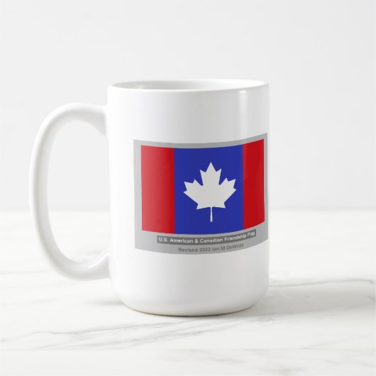 Amerikaans-Canadese vriendschapsmok Koffiemok (Links)