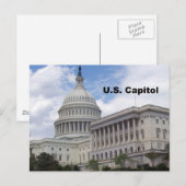 Amerikaans Capitol Briefkaart (Voorkant / Achterkant)