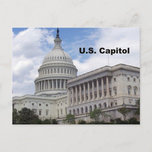 Amerikaans Capitol Briefkaart (Voorkant)