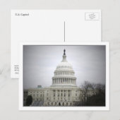 Amerikaans Capitol Briefkaart (Voorkant / Achterkant)