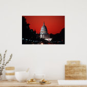 Amerikaans Capitol Poster (Keuken)
