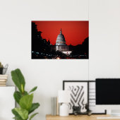 Amerikaans Capitol Poster (Thuiskantoor)