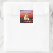 Amerikaans Capitolgebouw Vierkante Sticker (Tas)
