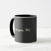 Amerikaans Capitolium Gebouw Mok (Voorkant links)