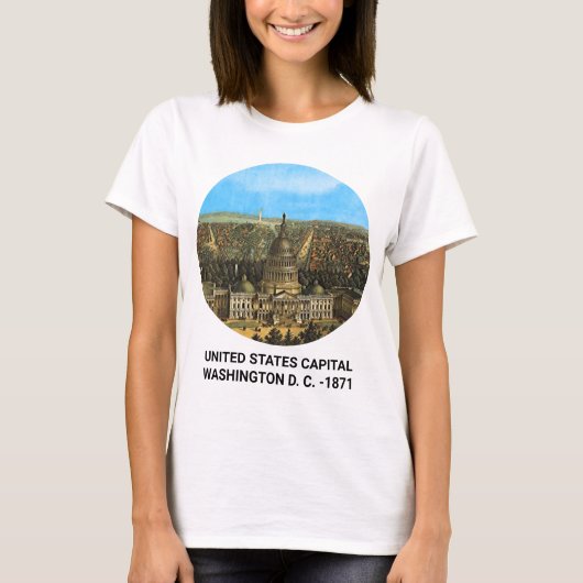 Amerikaans Capitool Vrouwen T-shirt (Voorkant)