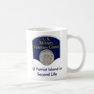 Amerikaans centrum voor militaire veteranen in de koffiemok