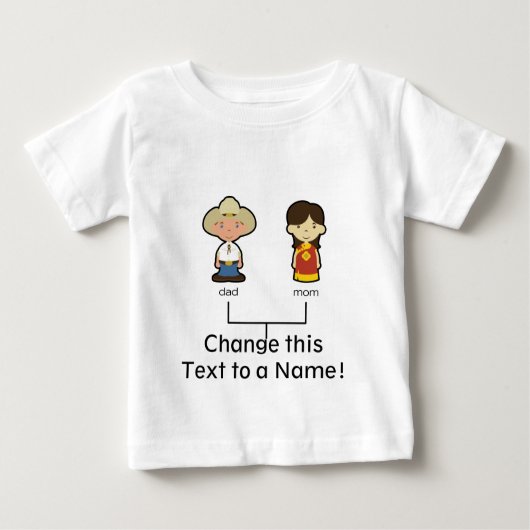 Amerikaans/Chinees T-shirt van de Familie van de B (Voorkant)