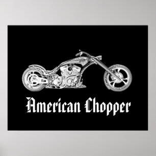 Amerikaans chopper poster