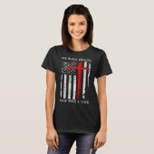 Amerikaans Christelijk God Bless Amerika T-shirt (Voorkant volledig)