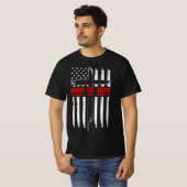 Amerikaans Christelijk Man van God Opa T-shirt (Voorkant volledig)