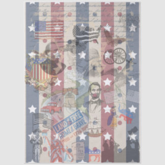 Amerikaans collage decoupage tissuepapier