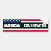 Amerikaans conservatief bumpersticker (Voorkant)
