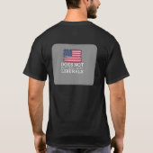 Amerikaans conservatief T-shirt (Achterkant)
