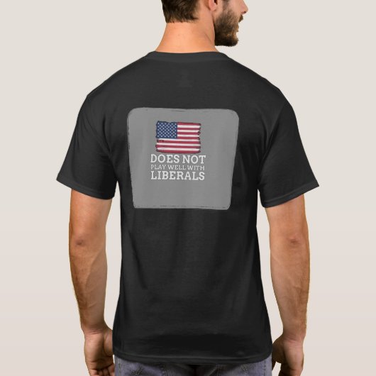 Amerikaans conservatief T-shirt (Achterkant)