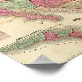 Amerikaans continent Verenigde Staten Poster (Hoek)