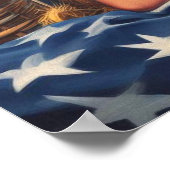  Amerikaans Country Girl Poster (Hoek)