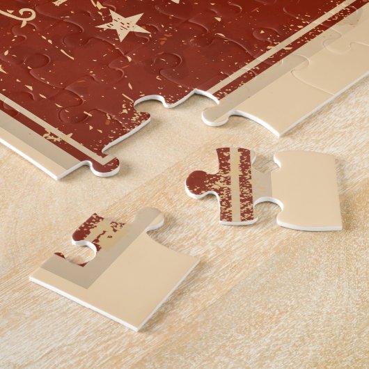 Amerikaans Cowboy Wild West Legpuzzel (Zijkant)