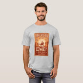 Amerikaans Cowboy Wild West T-shirt (Voorkant volledig)