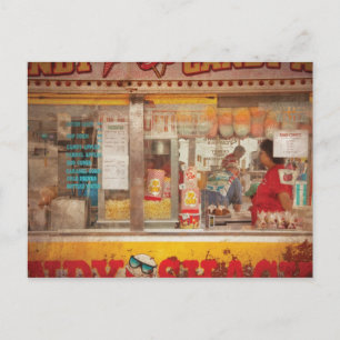 Amerikaans - de Snoep shack Briefkaart