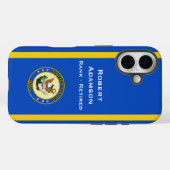 Amerikaans Defensie Embleem - personaliseer met na Case-Mate iPhone Case (Achterkant (horizontaal))