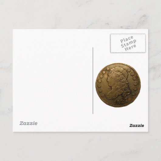 Amerikaans Detectorist Briefkaart (Achterkant)