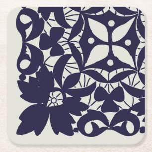 Amerikaans dilemma, 5Edge, blauw op beige papieren Kartonnen Onderzetters