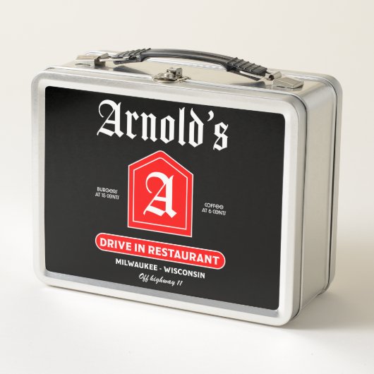 Amerikaans diner uit de jaren vijftig (Voorkant)