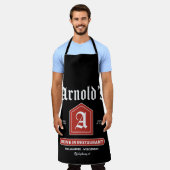 Amerikaans diner uit de jaren vijftig schort (Gedragen)