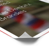 Amerikaans diversity Patriotic Poster (Hoek)