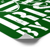 Amerikaans door geboorte Iers door overstroming na Poster (Hoek)