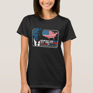 Amerikaans Door geboorte Maga door keuze Trump 202 T-shirt