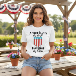 Amerikaans door geboortecatroon naar keuze t-shirt