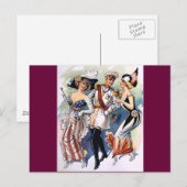 Amerikaans-Duits Man voor dames  Briefkaart (Voorkant / Achterkant)