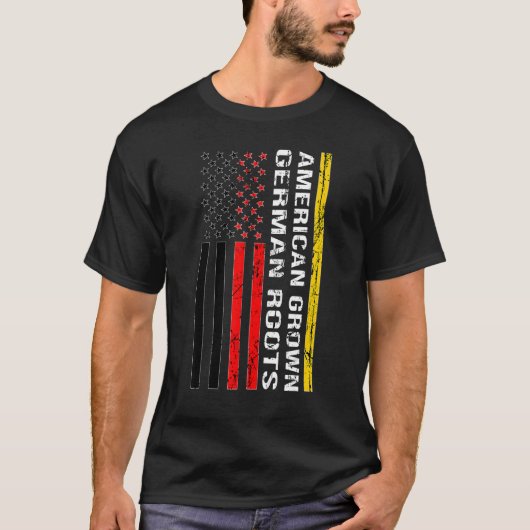 Amerikaans-Duitse Groot Roots Duitsland T-shirt (Voorkant)