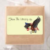 Amerikaans Eagle Book Label (Insitu)