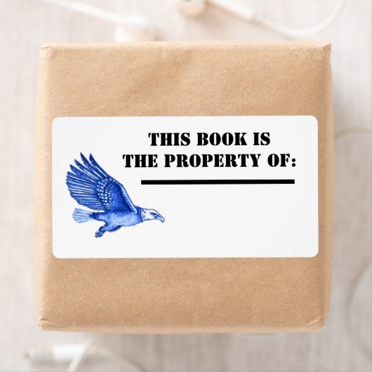 Amerikaans Eagle Book Label (Insitu)