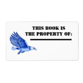 Amerikaans Eagle Book Label (Voorkant)