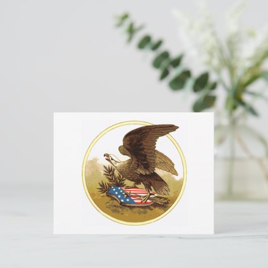  Amerikaans Eagle Briefkaart (Staand voorkant)