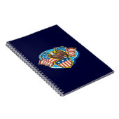 Amerikaans Eagle Spiral Notitieboek (Rechterzijde)