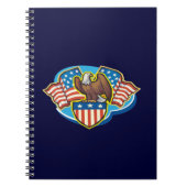 Amerikaans Eagle Spiral Notitieboek (Voorkant)