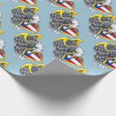Amerikaans Eagle Wrapping Paper Cadeaupapier (Hoek)
