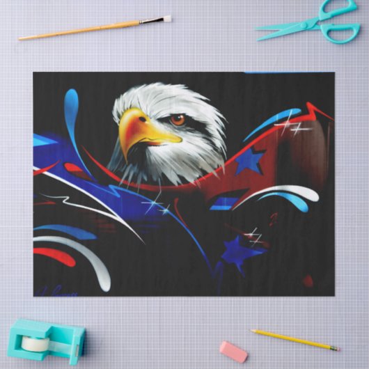 amerikaans eaglewoud tissuepapier (Craft)