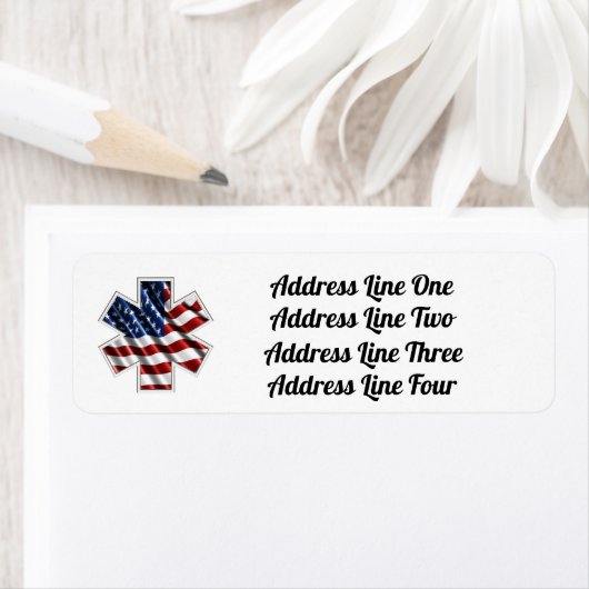 Amerikaans EMS retouradres Etiket (Insitu)