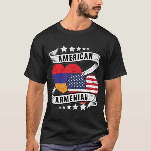 Amerikaans en Armeens shirt (Voorkant)