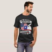 Amerikaans en Chileens shirt Half Amerikaans (Voorkant volledig)
